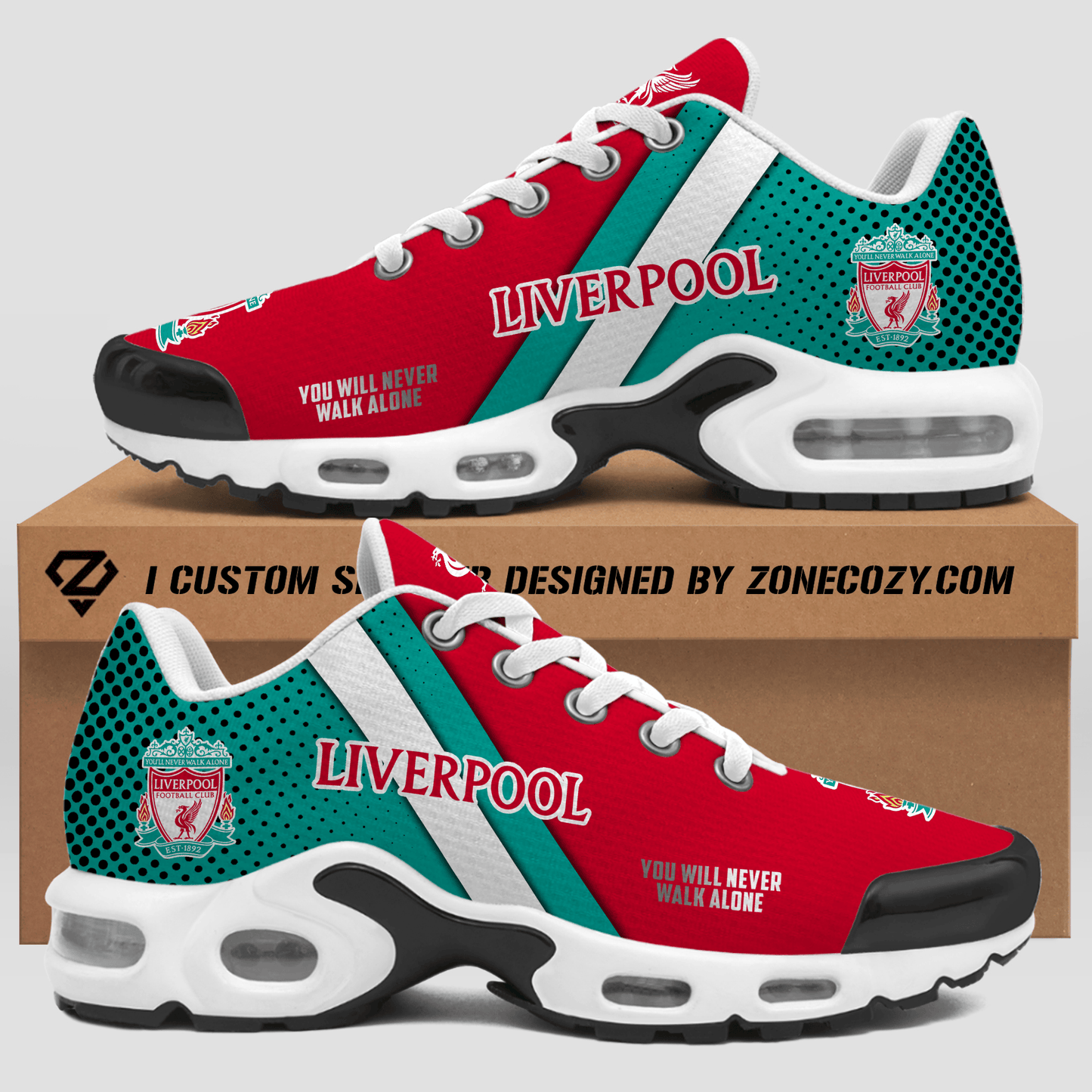 Personalized Liverpool Sport Air Cushion Sneaker V5