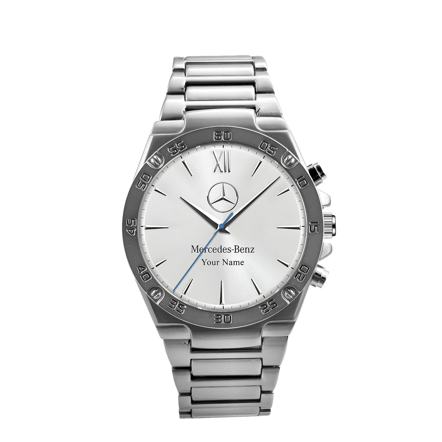 Personalized Merc Montblanc Heritage Luxury Dial Steel Watch Q300401