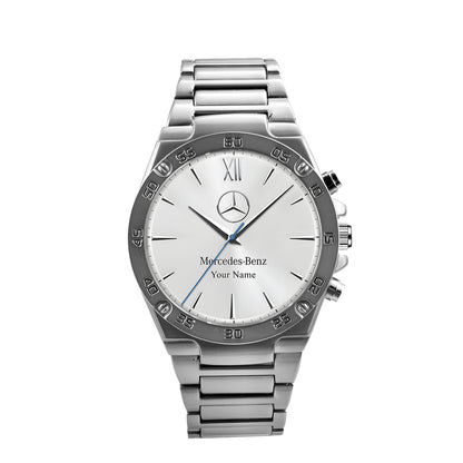 Personalized Merc Montblanc Heritage Luxury Dial Steel Watch Q300401