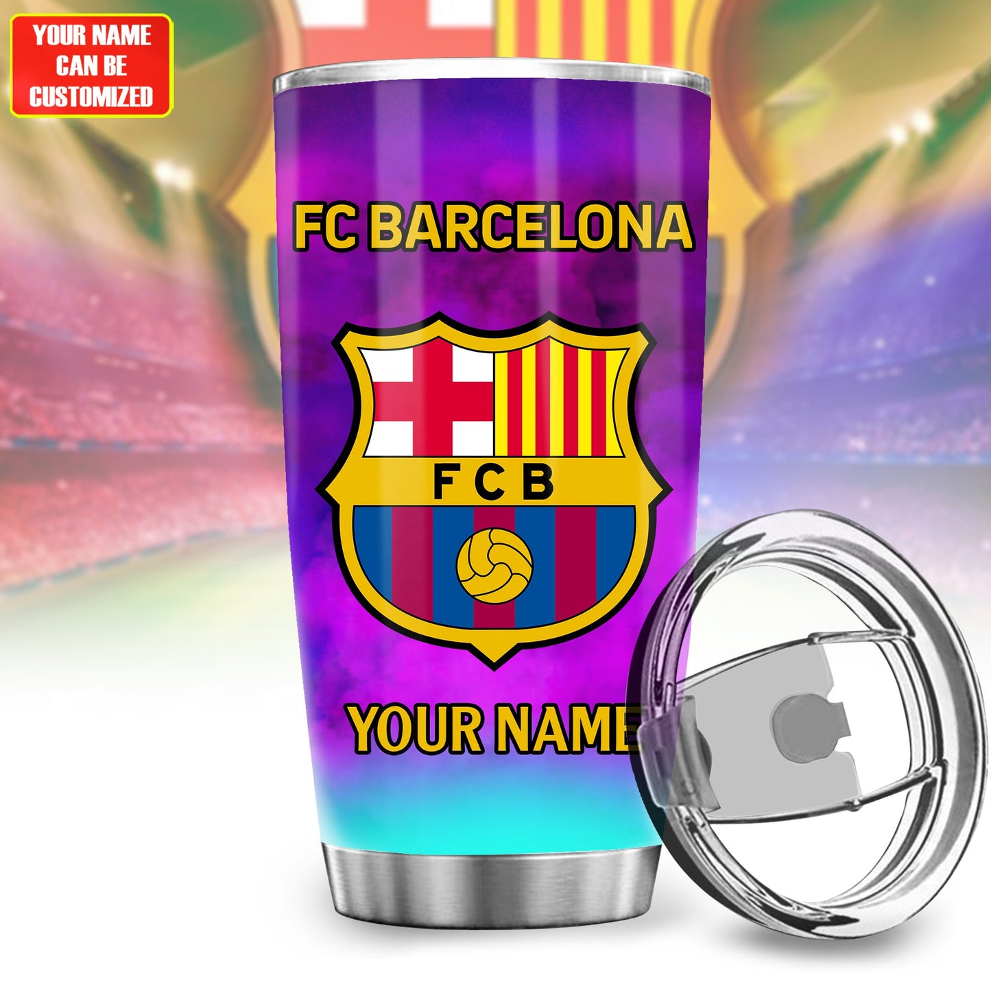 Barcelona Champion Copa Stainless Tumbler 20oz 30oz Cup