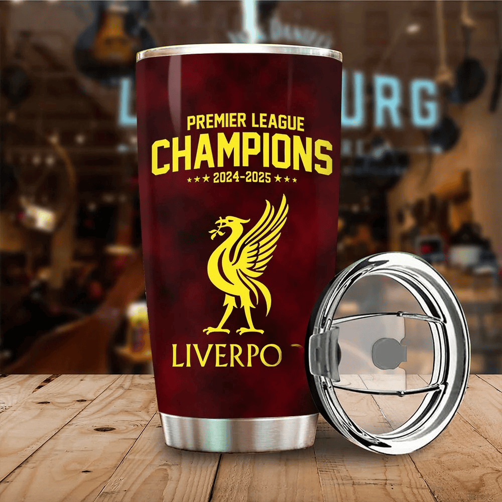Liverpool Champion Stainless Tumbler 20oz 30oz Cup V3