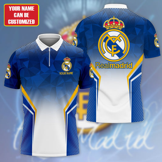 Personalized Real Madrid 3D Full Printing Set , Real Madrid Shirt , Hoodie , Short , Polo ,hawaii V14