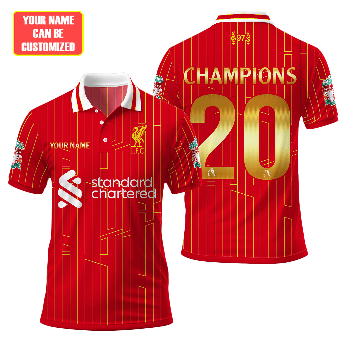 Personalized Liverpool Champion 3D Full Printing Set , Liverpool Shirt , Hoodie , Short , Polo ,hawaii V7