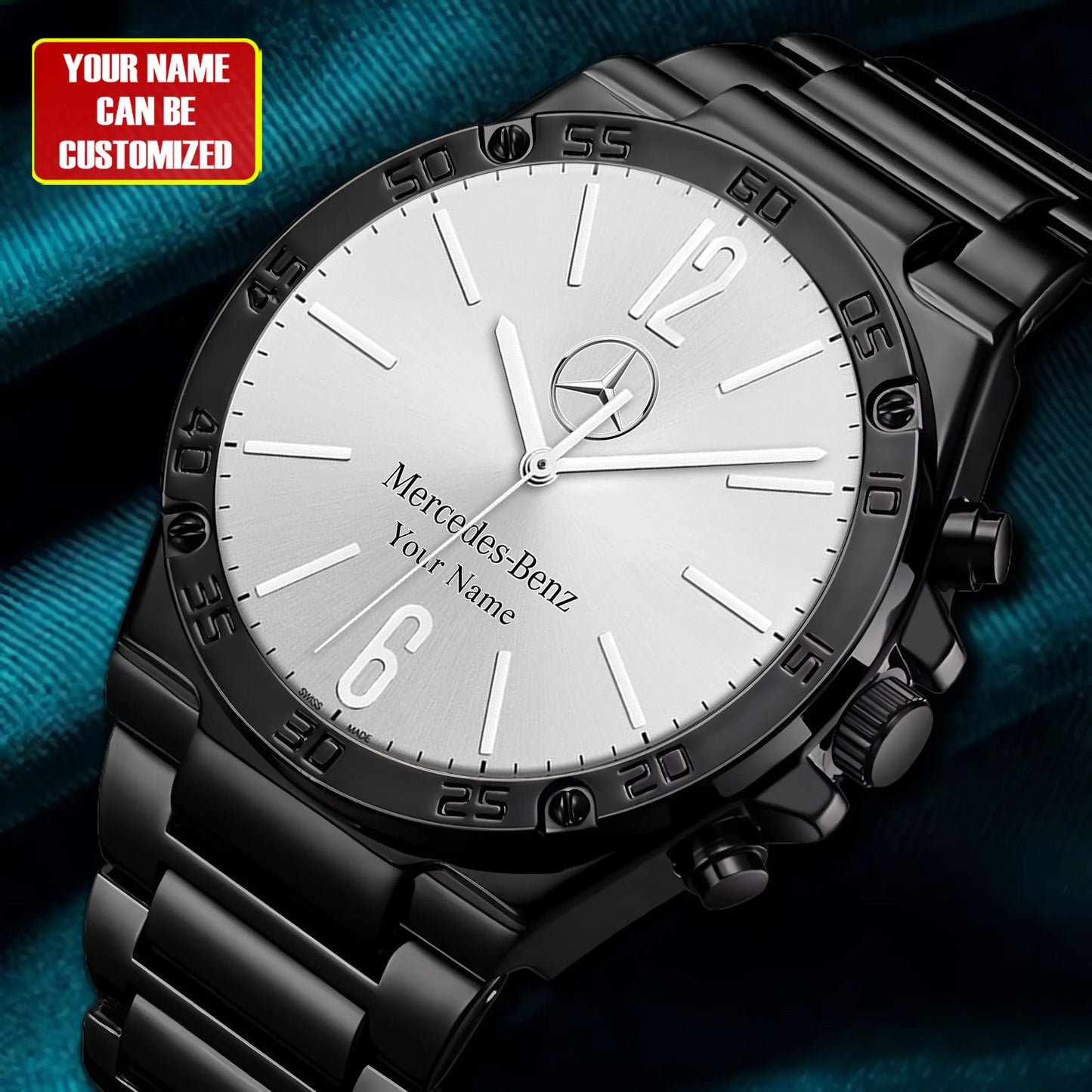 Personalized Merc Bvlgari Luxury Dial Steel Watch Q050503