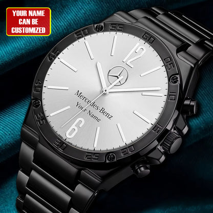 Personalized Merc Bvlgari Luxury Dial Steel Watch Q050503