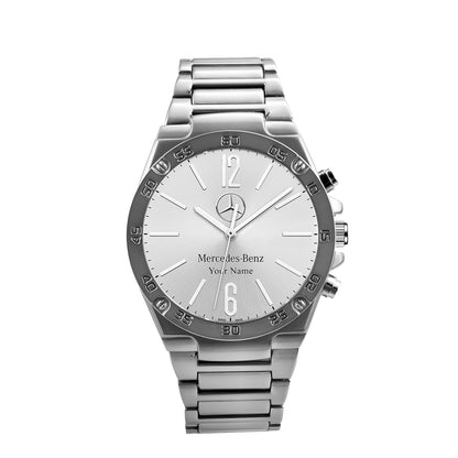 Personalized Merc Bvlgari Luxury Dial Steel Watch Q050503