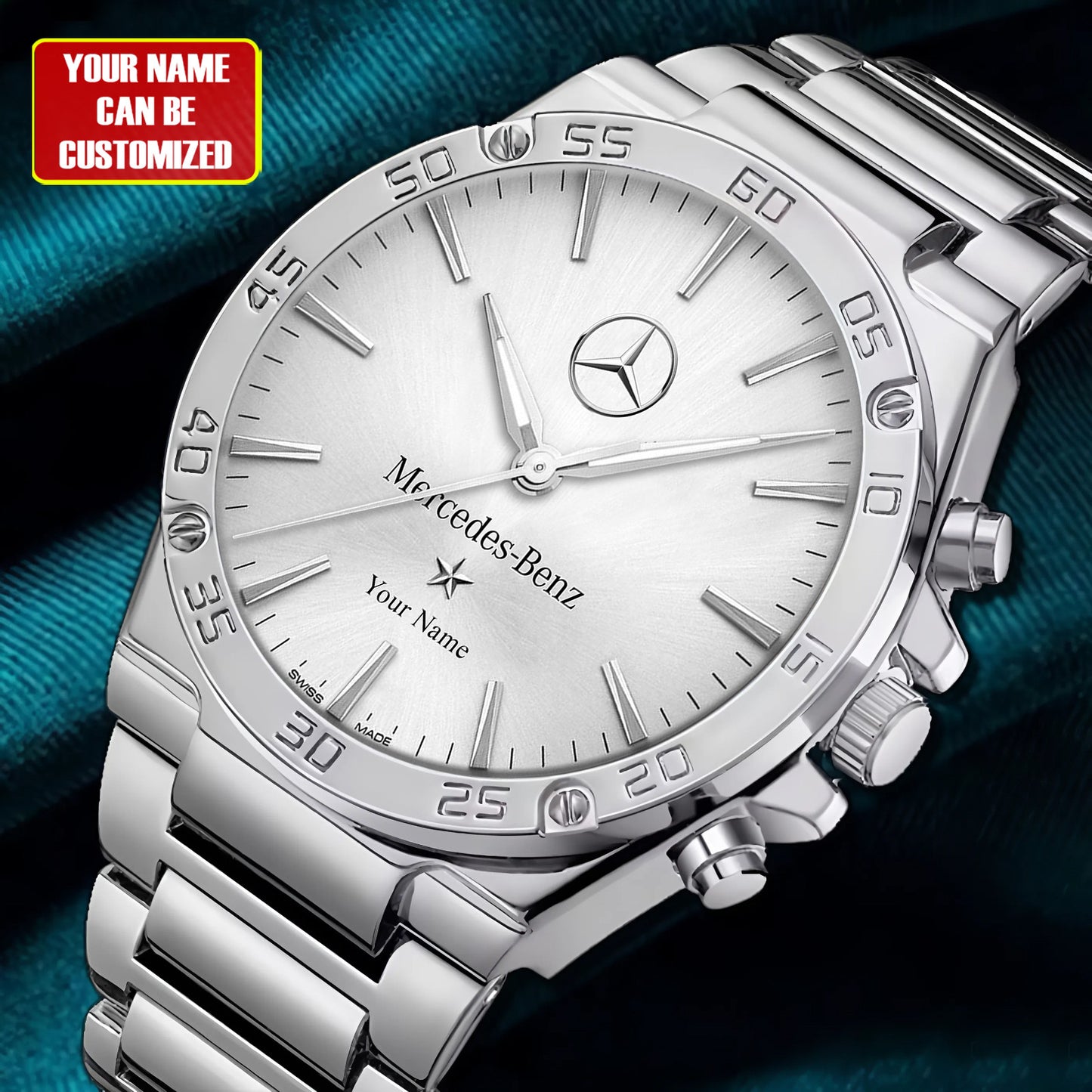 Personalized Merc OMG Constellation Luxury Dial Steel Watch Q050504