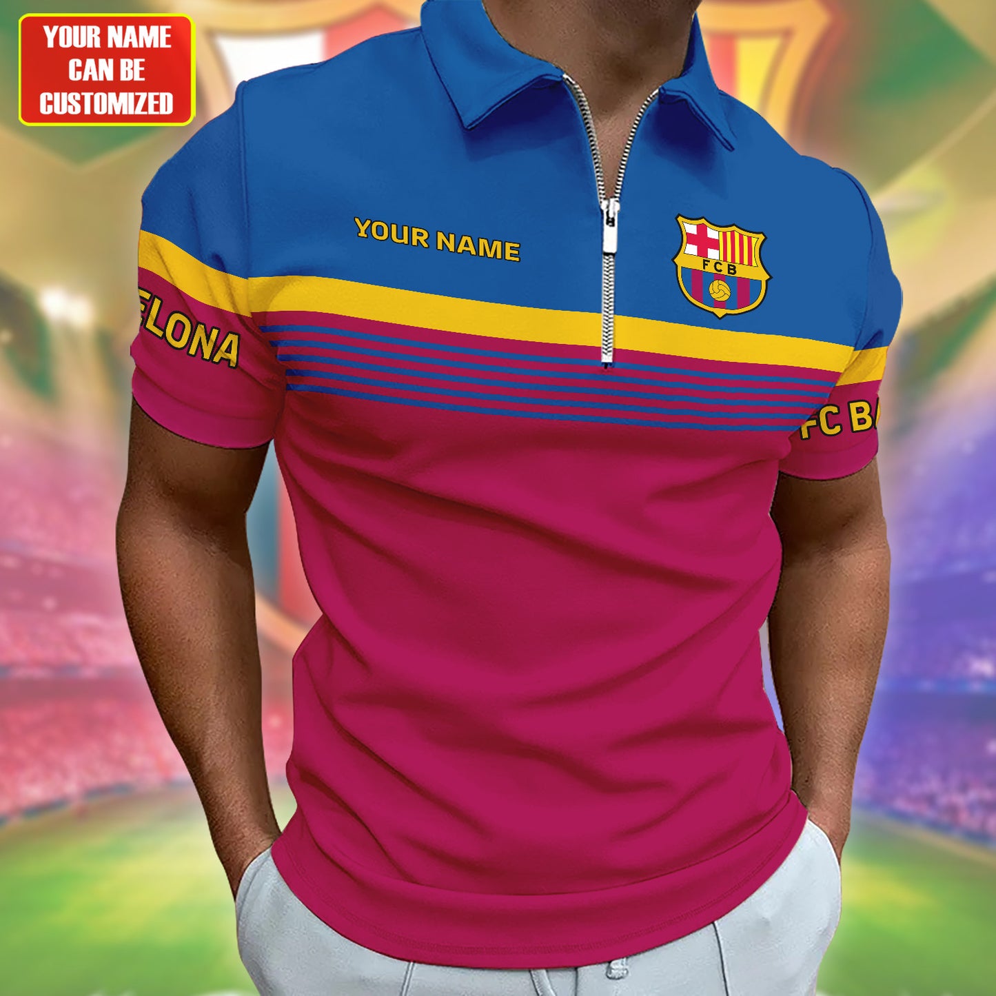 Personalized Barcelona 3D Full Printing Set , Barcelona Shirt , Hoodie , Short , Polo ,hawaii