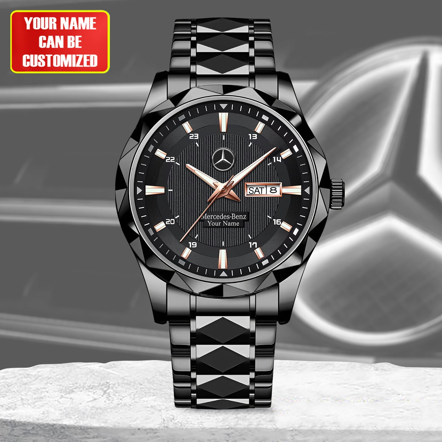 Personalized Merc Naviforce Alloy Charley Watch