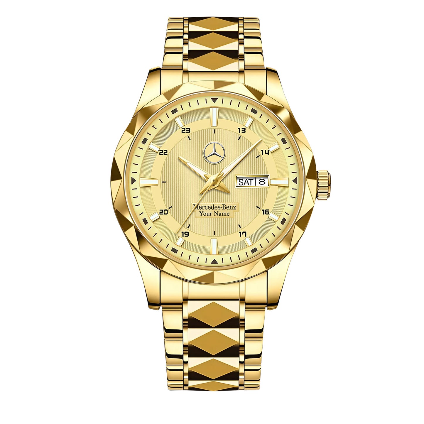 Personalized Merc Naviforce Alloy Charley Watch