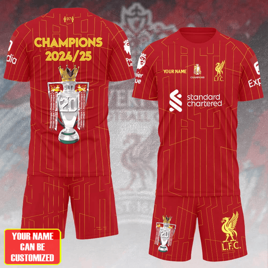 Personalized Liverpool 3D Full Printing Set , Liverpool Shirt , Hoodie , Short , Polo ,hawaii V28