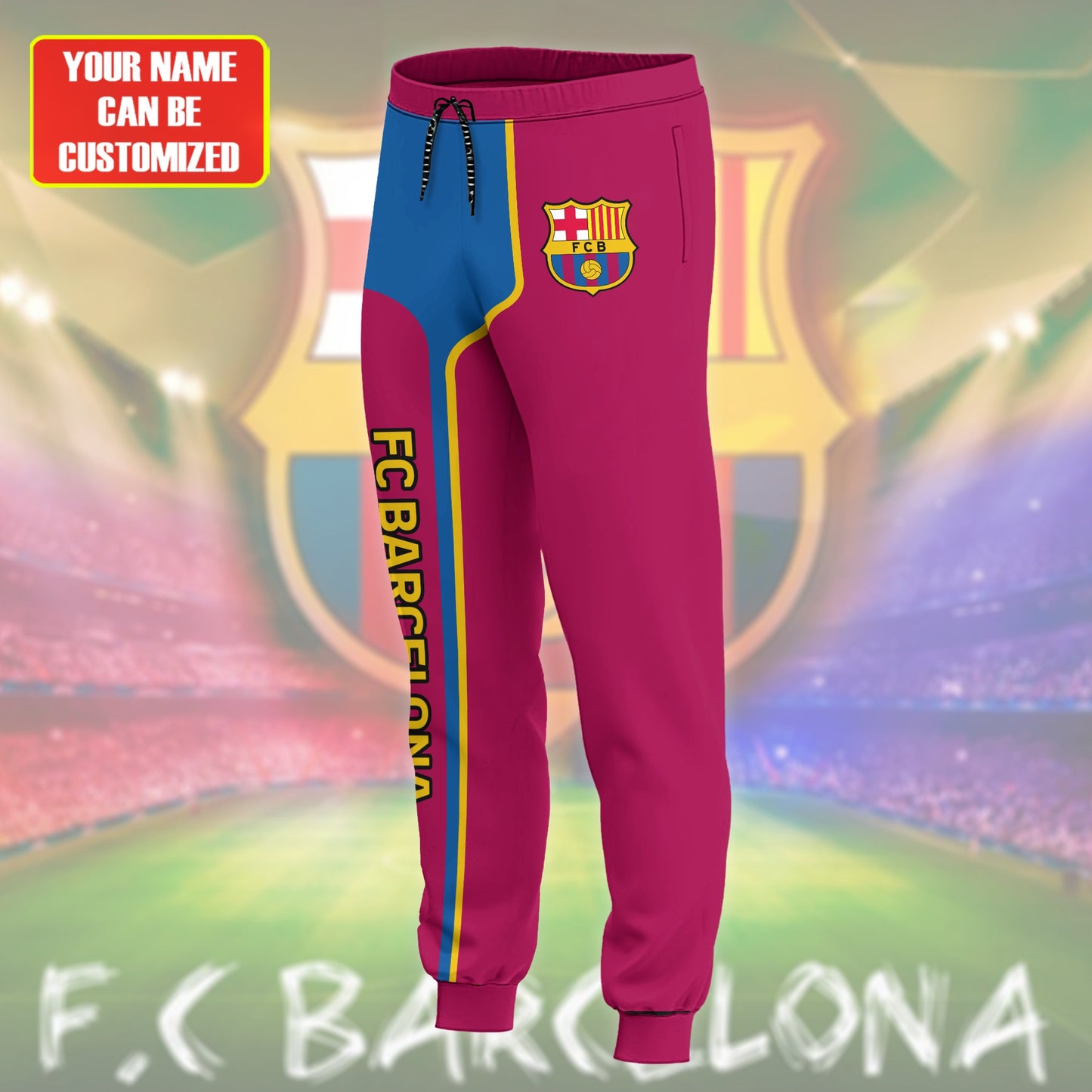 Personalized Barcelona 3D All over Printed Hoodie and Sweatpants set V20