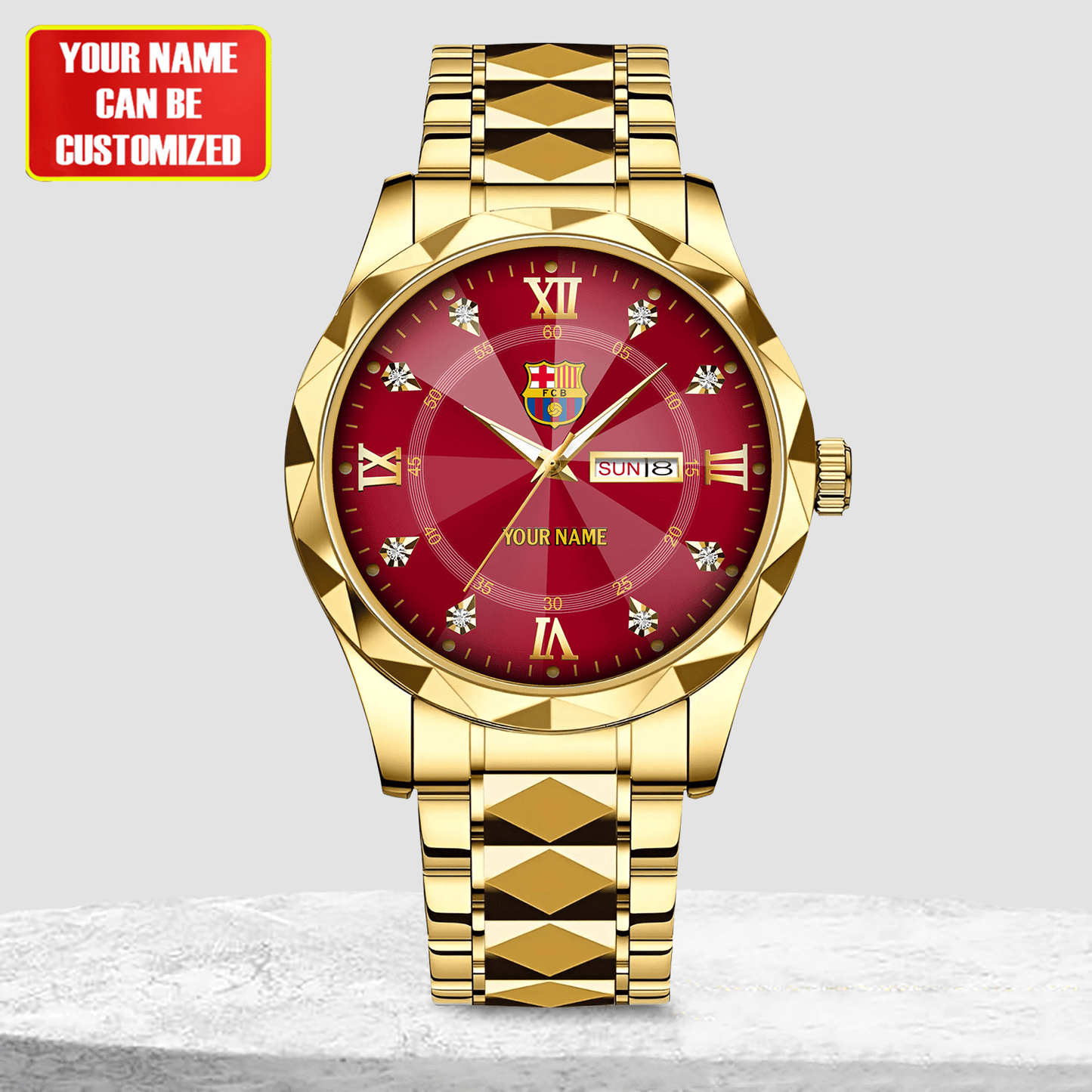 Personalized Barcelona Alloy Charley Watch