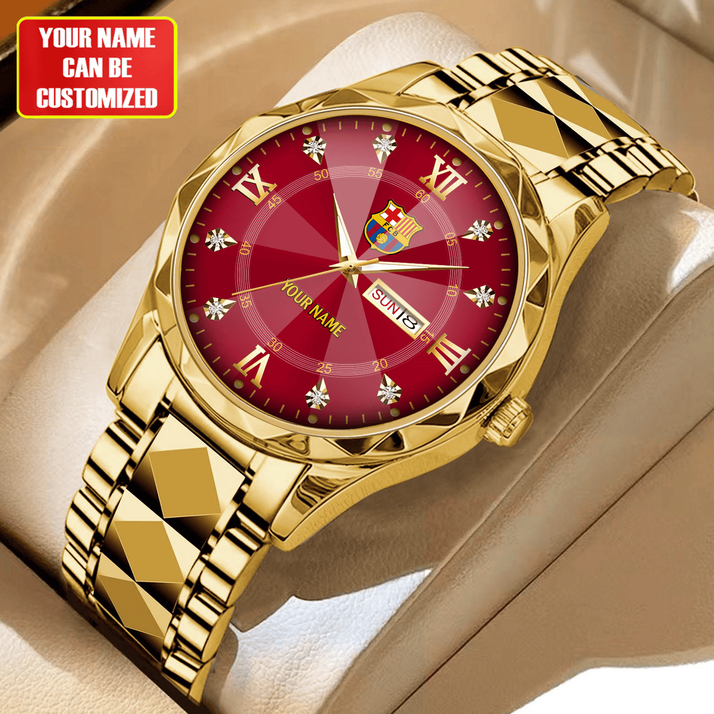 Personalized Barcelona Alloy Charley Watch