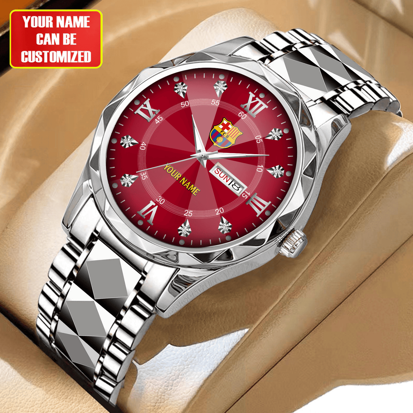 Personalized Barcelona Alloy Charley Watch