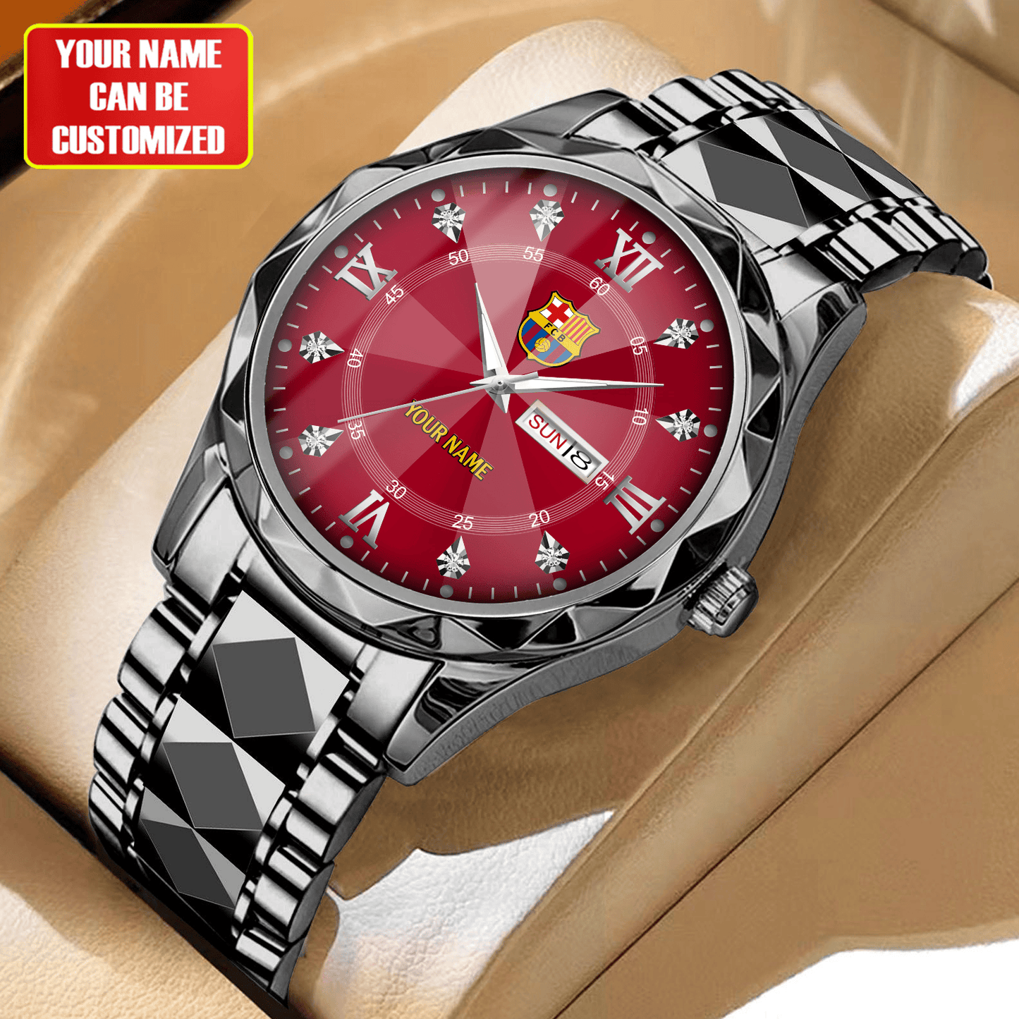 Personalized Barcelona Alloy Charley Watch