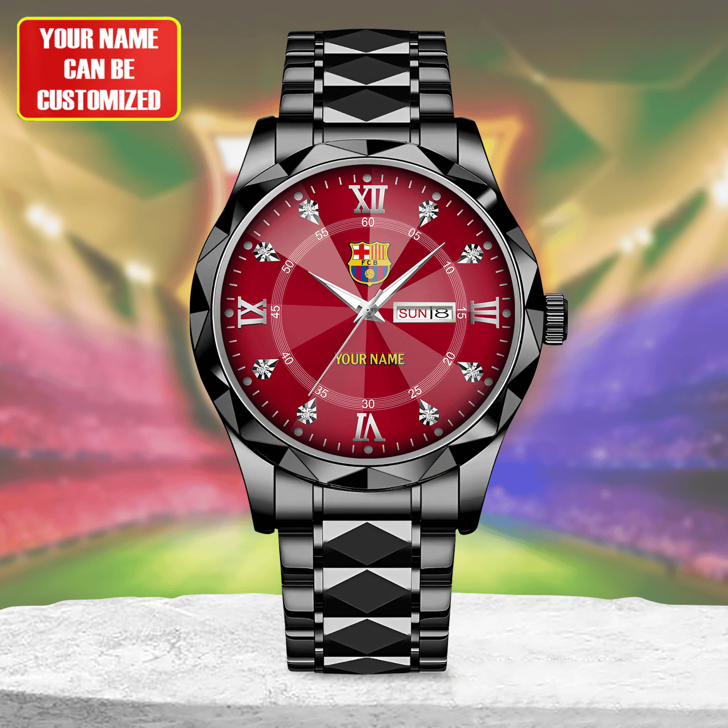 Personalized Barcelona Alloy Charley Watch