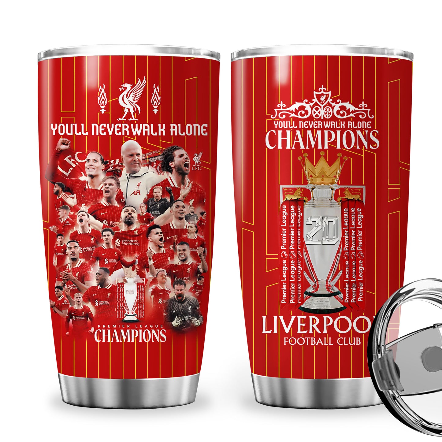 Liverpool Champion Stainless Tumbler 20oz 30oz Cup