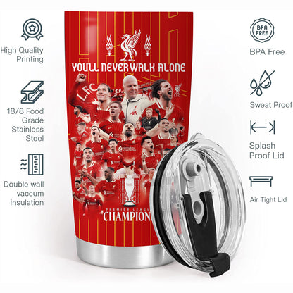 Liverpool Champion Stainless Tumbler 20oz 30oz Cup