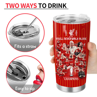 Liverpool Champion Stainless Tumbler 20oz 30oz Cup