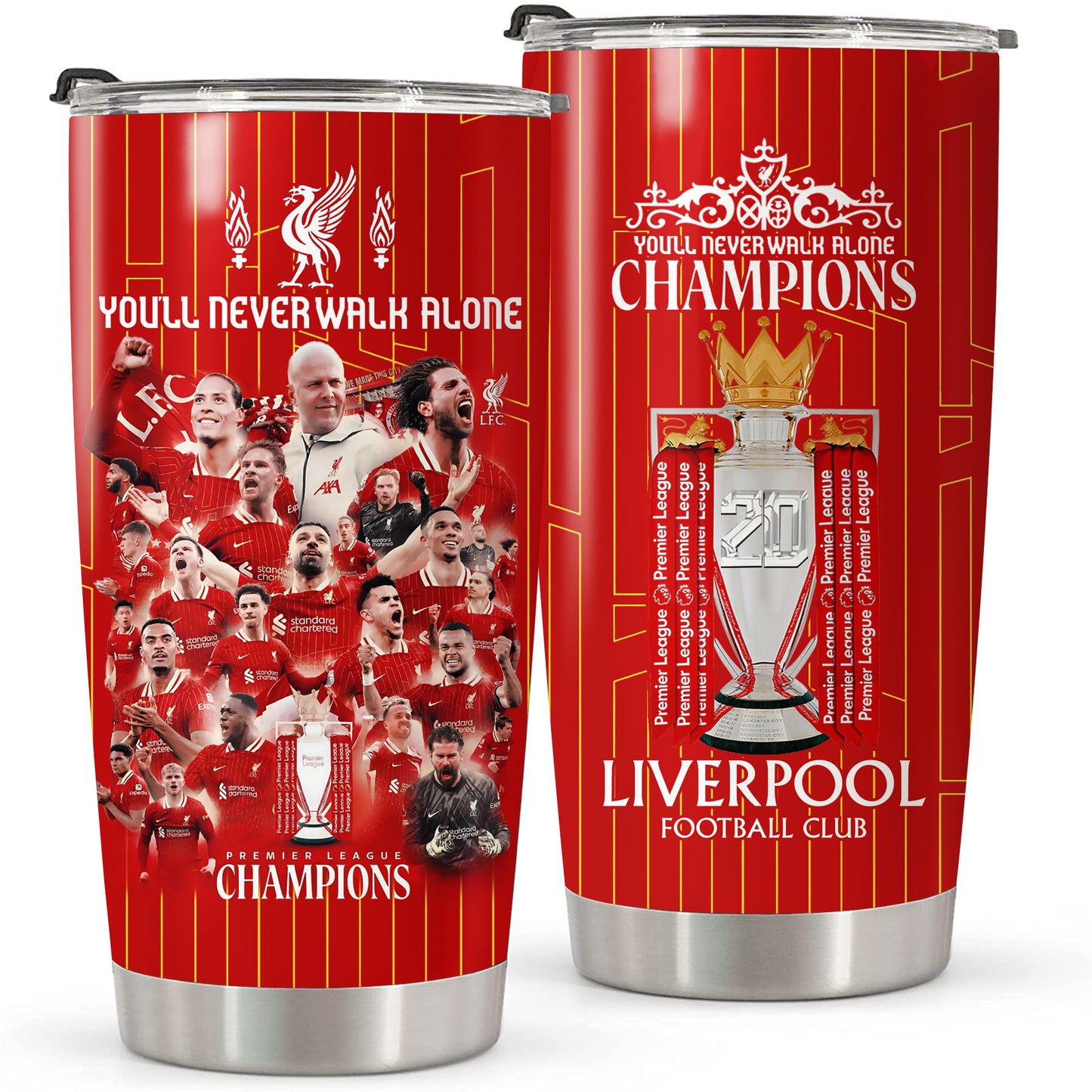Liverpool Champion Stainless Tumbler 20oz 30oz Cup