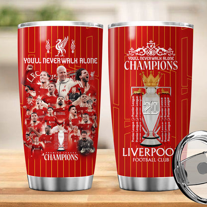 Liverpool Champion Stainless Tumbler 20oz 30oz Cup