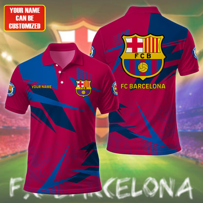 Personalized Barcelona 3D Full Printing Set , Barcelona Shirt , Barcelona Set , Zipper Polo, Hoodie , Short , Polo , hawaii