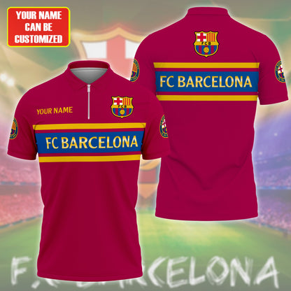Personalized Barcelona DNA 3D Full Printing Set , Barcelona Shirt , Barcelona Set , Zipper Polo, Hoodie , Short , Polo , hawaii