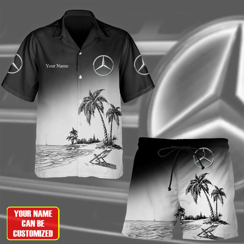 Merc Combo Hawaii Shirt Beach Short