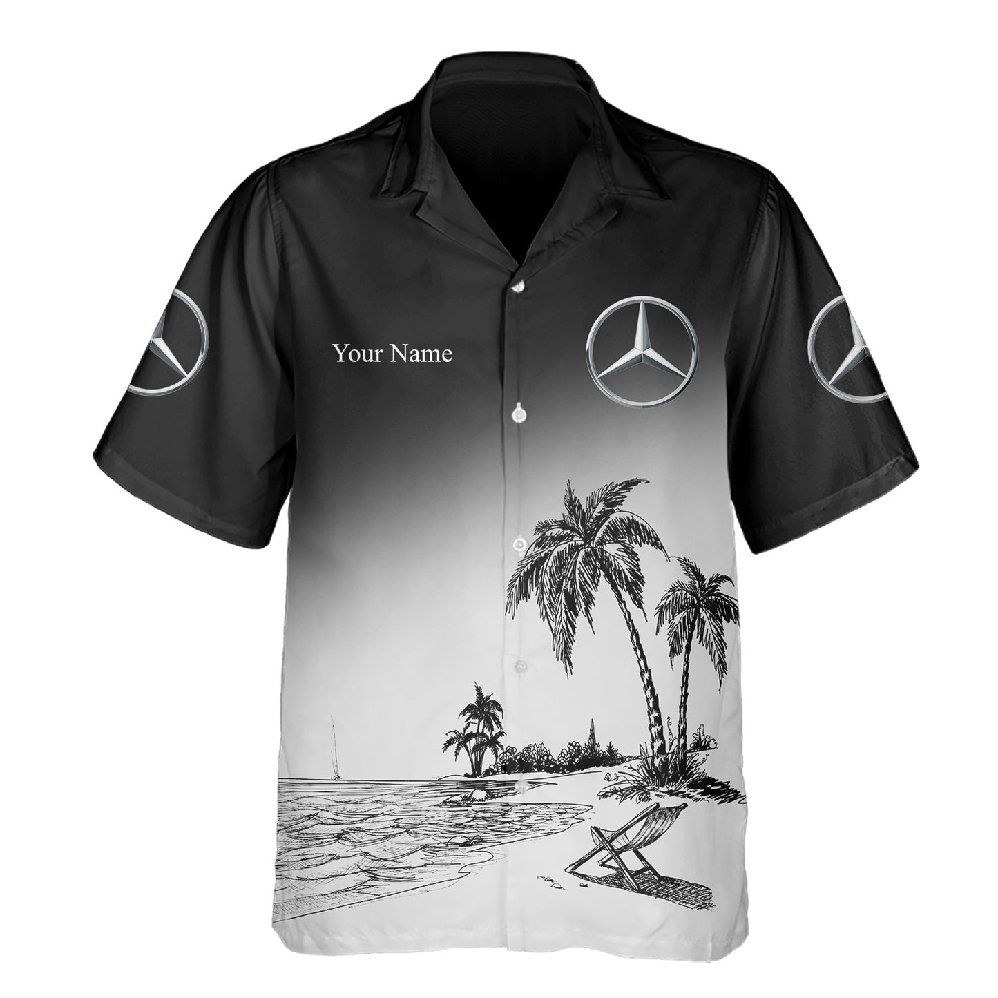 Merc Combo Hawaii Shirt Beach Short