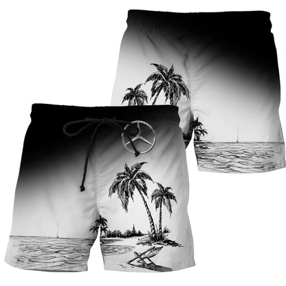 Merc Combo Hawaii Shirt Beach Short