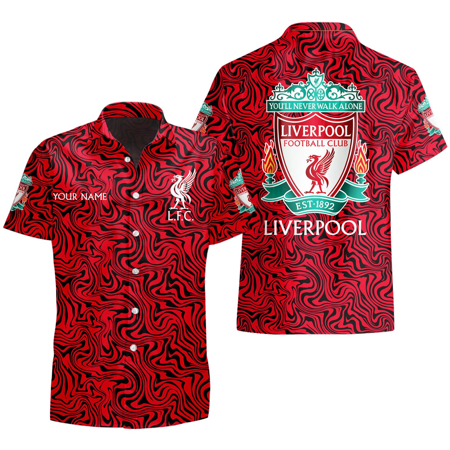LFC Combo Hawaii Shirt Beach Short