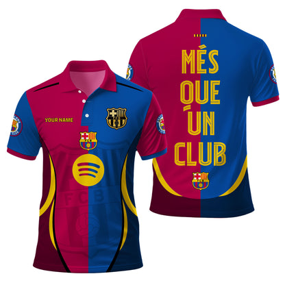 Personalized Barcelona FC 3D Full Printing Set , Barcelona FC Shirt , Barcelona FC Set , Zipper Polo, Hoodie , Short , Polo , hawaii