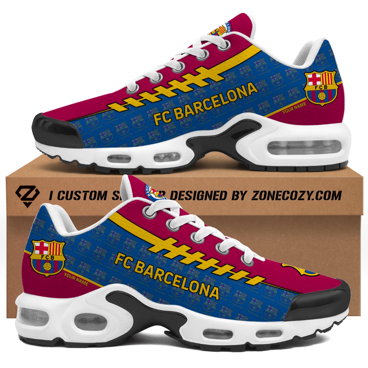 Personalized Barcelona Sport Air Cushion Sneaker V17