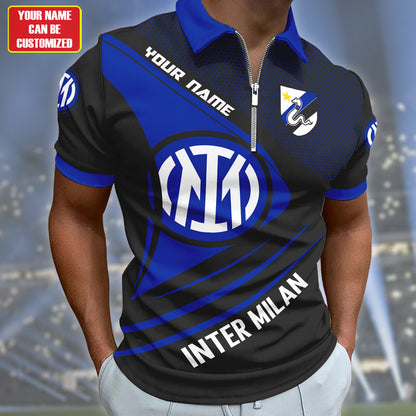 Personalized Inter Milan 3D Full Printing Set , Inter Milan Shirt , Inter Milan Set , Zipper Polo, Hoodie , Short , Polo , hawaii V2