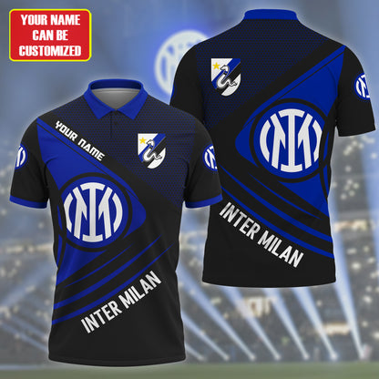 Personalized Inter Milan 3D Full Printing Set , Inter Milan Shirt , Inter Milan Set , Zipper Polo, Hoodie , Short , Polo , hawaii V2