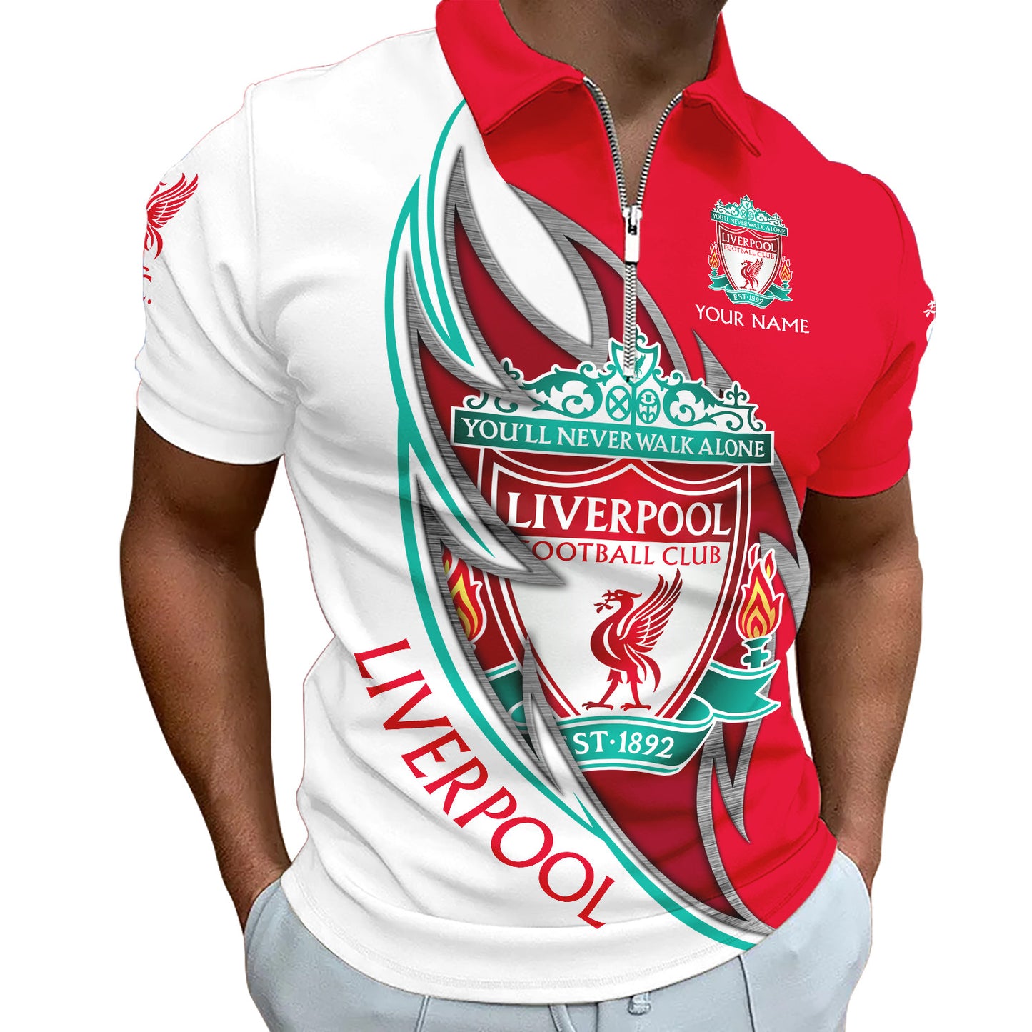 Personalized Liverpool 3D Full Printing Set , Liverpool Shirt , Hoodie , Short , Polo ,hawaii V29