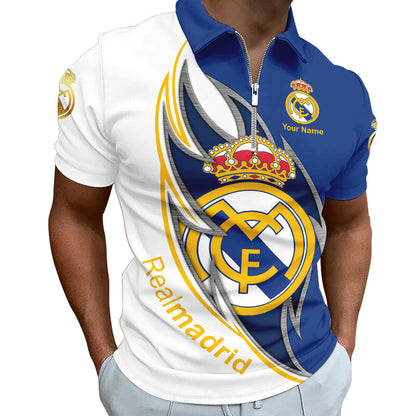 Personalized Real Madrid 3D Full Printing Set , Real Madrid Shirt , Hoodie , Short , Polo ,hawaii V15