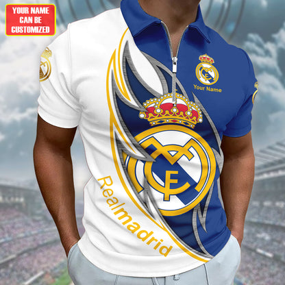 Personalized Real Madrid 3D Full Printing Set , Real Madrid Shirt , Hoodie , Short , Polo ,hawaii V15