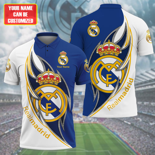 Personalized Real Madrid 3D Full Printing Set , Real Madrid Shirt , Hoodie , Short , Polo ,hawaii V15
