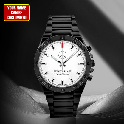 Personalized Merc Zenith Dial Steel Watch P100501