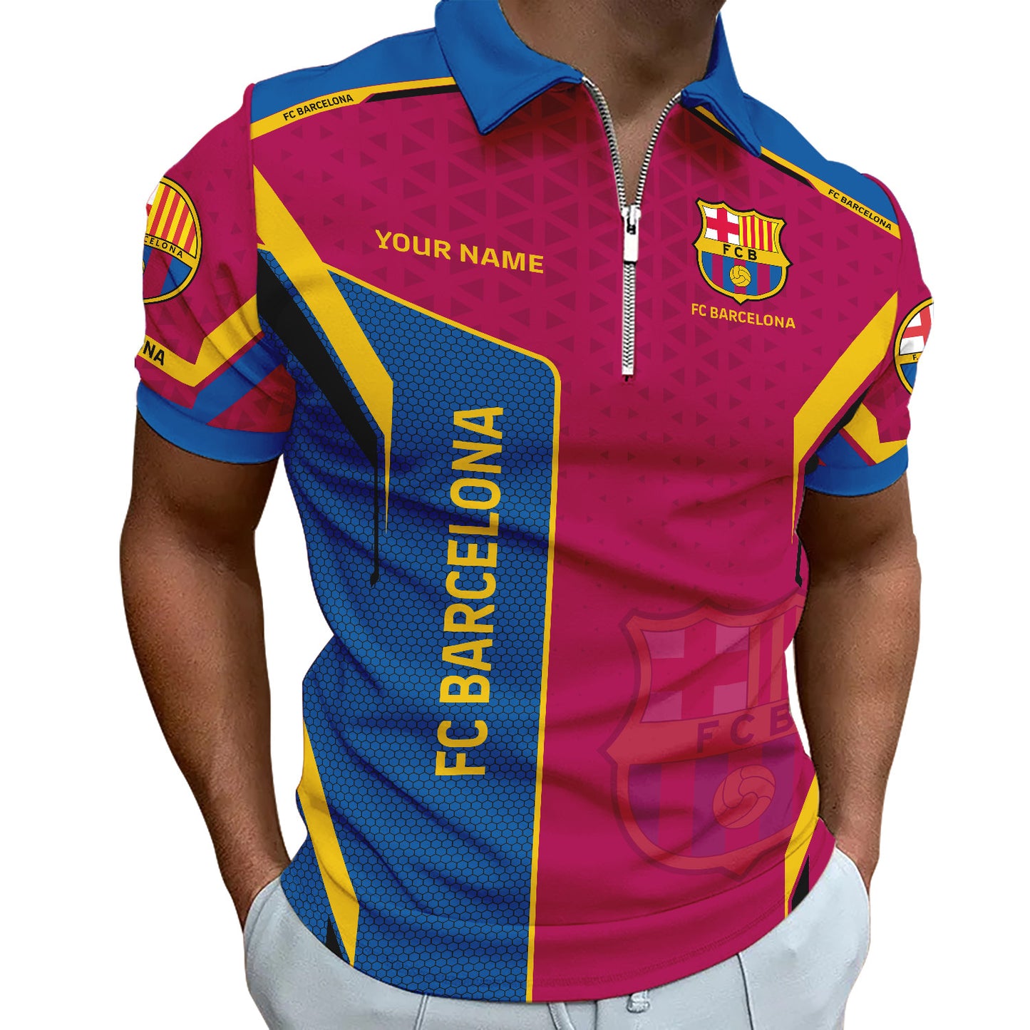 Personalized Barcelona 3D Full Printing Set , Barcelona Shirt , Hoodie , Short , Polo ,hawaii V27