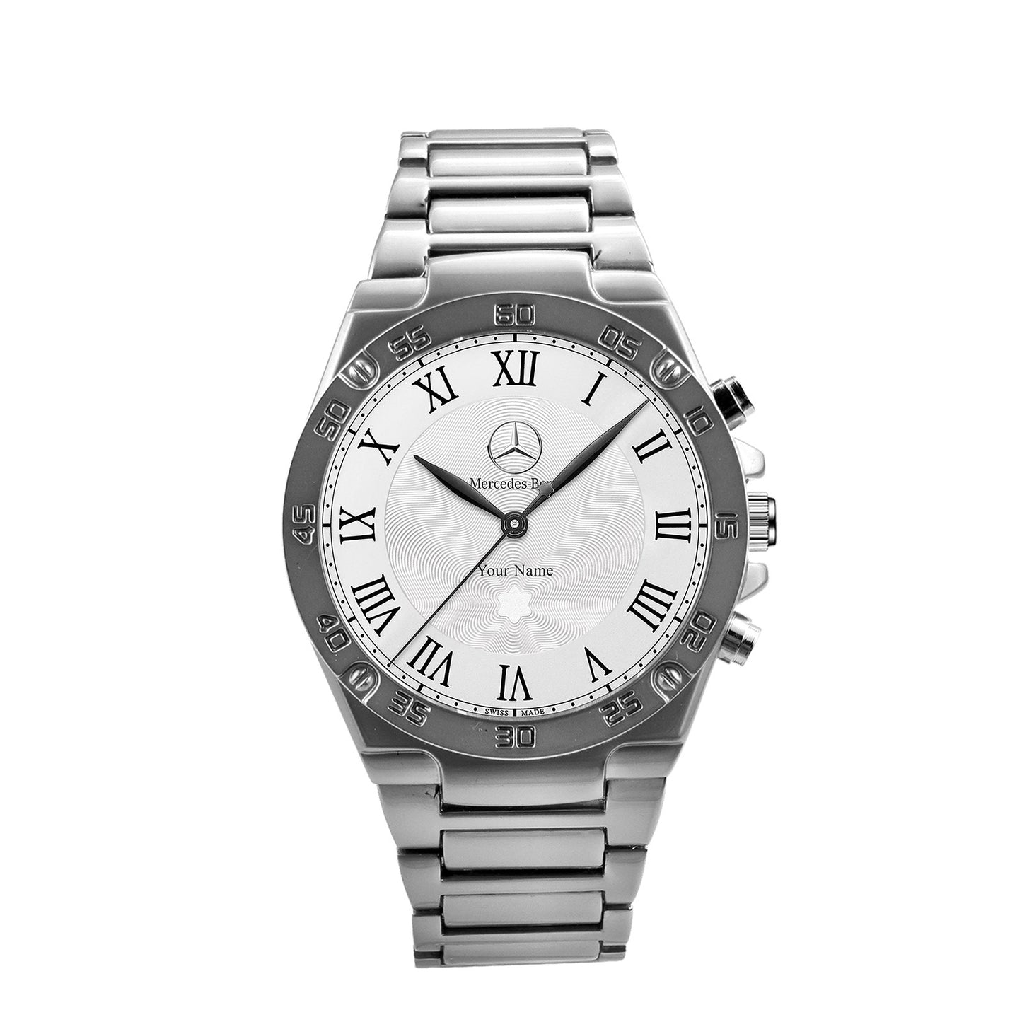 Personalized Merc Montblanc Star Legacy Dial Steel Watch