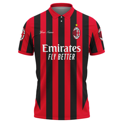 Personalized AC Milan 3D Full Printing Set ,AC Milan Shirt , Hoodie , Short , Polo ,hawaii V2