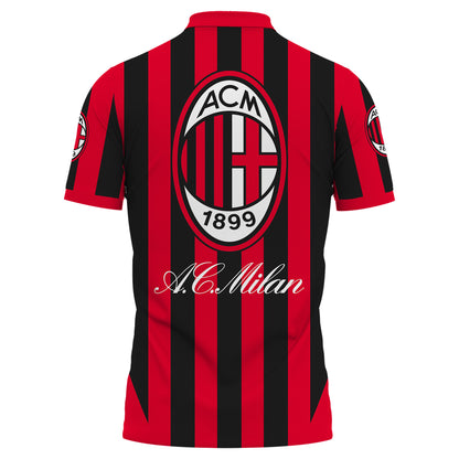 Personalized AC Milan 3D Full Printing Set ,AC Milan Shirt , Hoodie , Short , Polo ,hawaii V2