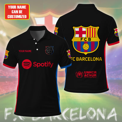 Personalized Barcelona Away 3D Full Printing Set , Barcelona FC Shirt , Barcelona Set , Zipper Polo, Hoodie , Short , Polo , hawaii
