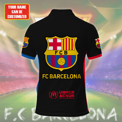 Personalized Barcelona Away 3D Full Printing Set , Barcelona FC Shirt , Barcelona Set , Zipper Polo, Hoodie , Short , Polo , hawaii