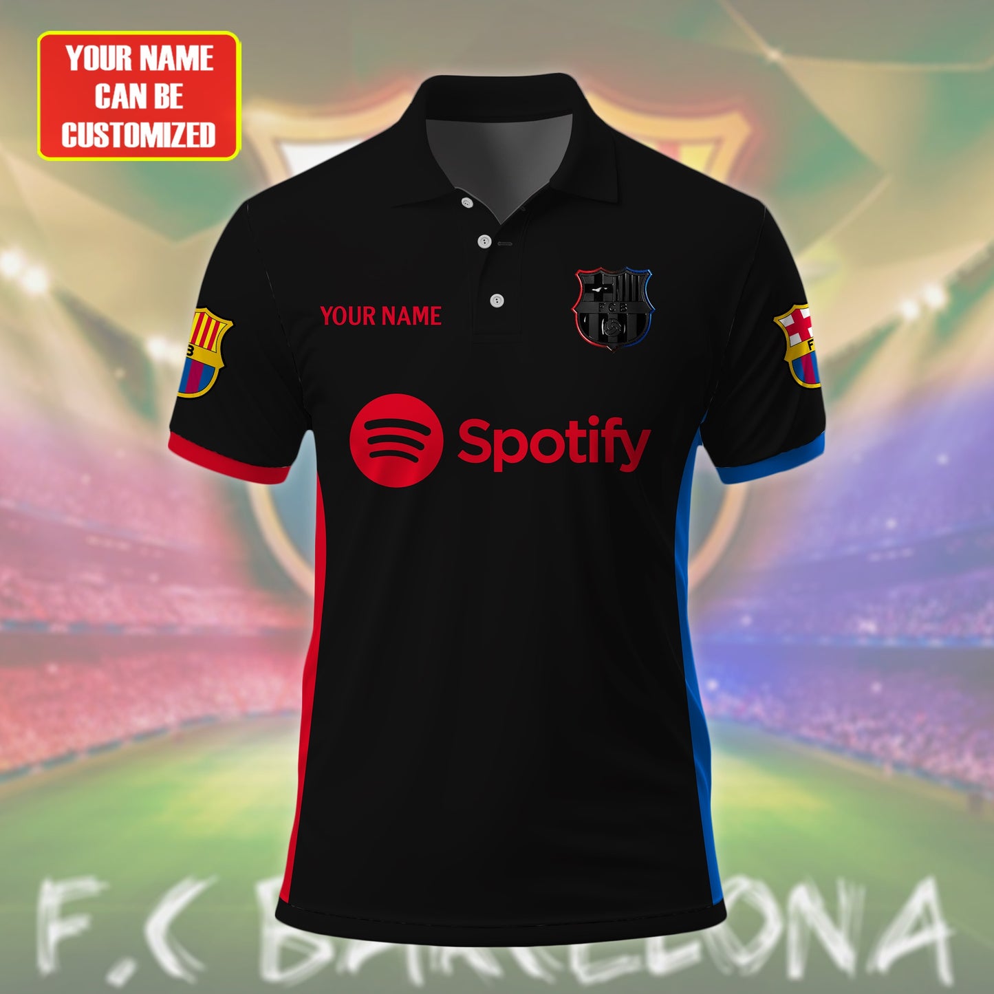 Personalized Barcelona Away 3D Full Printing Set , Barcelona FC Shirt , Barcelona Set , Zipper Polo, Hoodie , Short , Polo , hawaii