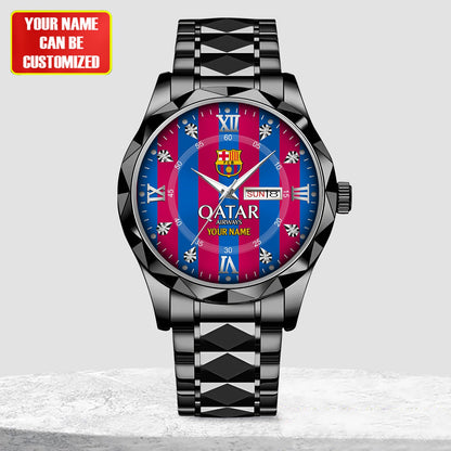 Personalized Barca Uniform Alloy Charley Watch