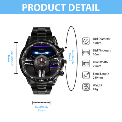 Personalized Merc Luxury Stainless Steel Watch